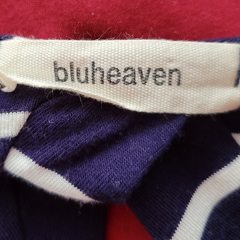 Bluheaven navy and white striped maxi dress. - Picture 5 of 5